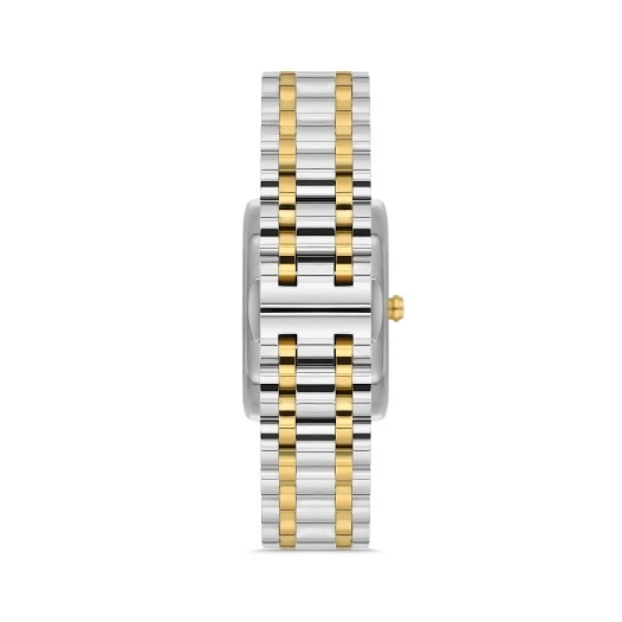 Ferro Sarı ve Gümüş Çelik Kordon Kadın Kol Saati FL43005A-D6 3ATM Su Geçirmez 2 Yıl Garantili