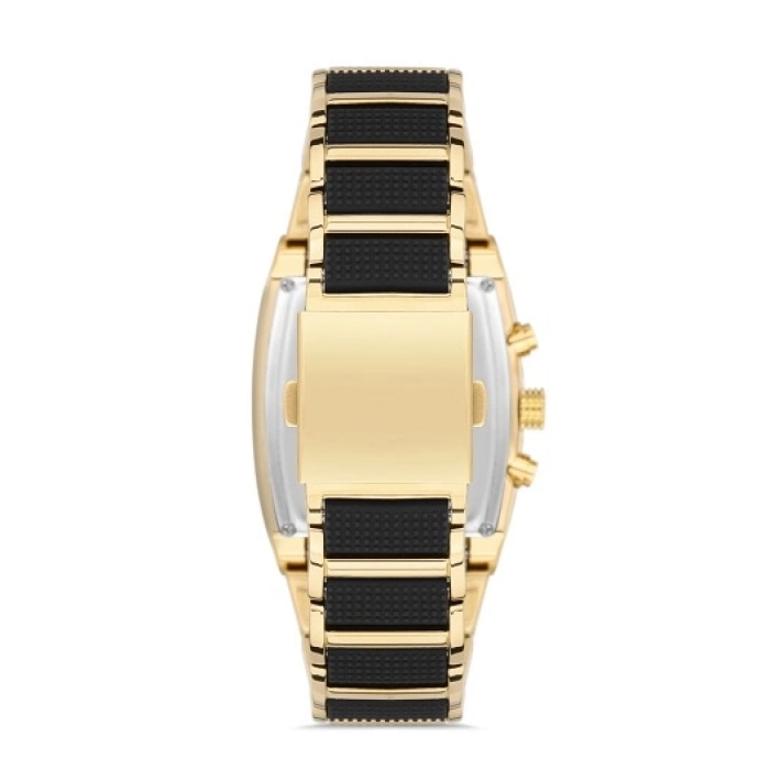 Ferro Sarı ve Siyah Celik kordon Erkek Kol Saati FM31266A-N