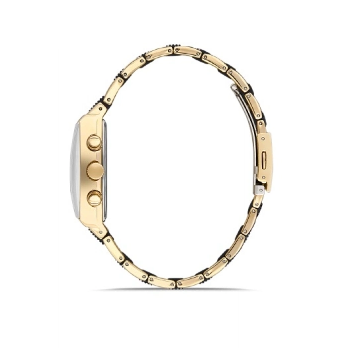 Ferro Sarı ve Siyah Celik kordon Erkek Kol Saati FM31266A-N