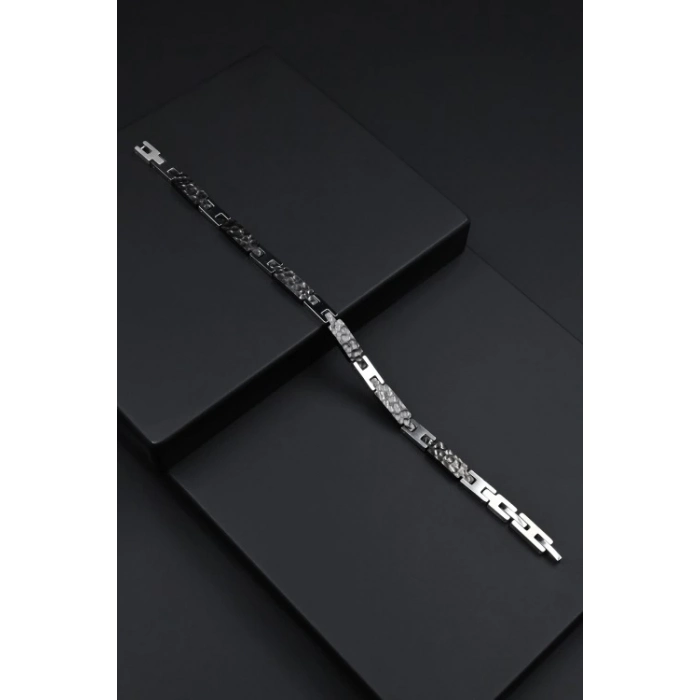 Ferro Siyah Çelik Erkek Takı FRJ10036-G