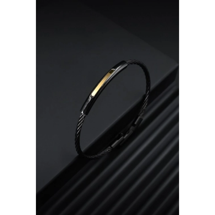 Ferro Siyah Çelik Erkek Takı FRJ10057-G