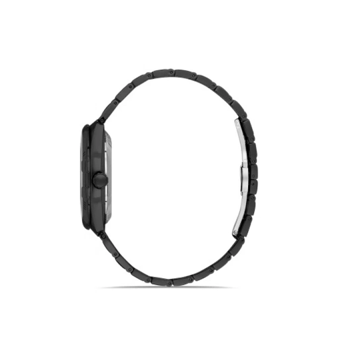 Ferro Siyah Çelik Kordon Erkek Kol Saati F11471A-G 3 ATM Su Geçirmez 2 Yıl Garantili Hediye Paketli