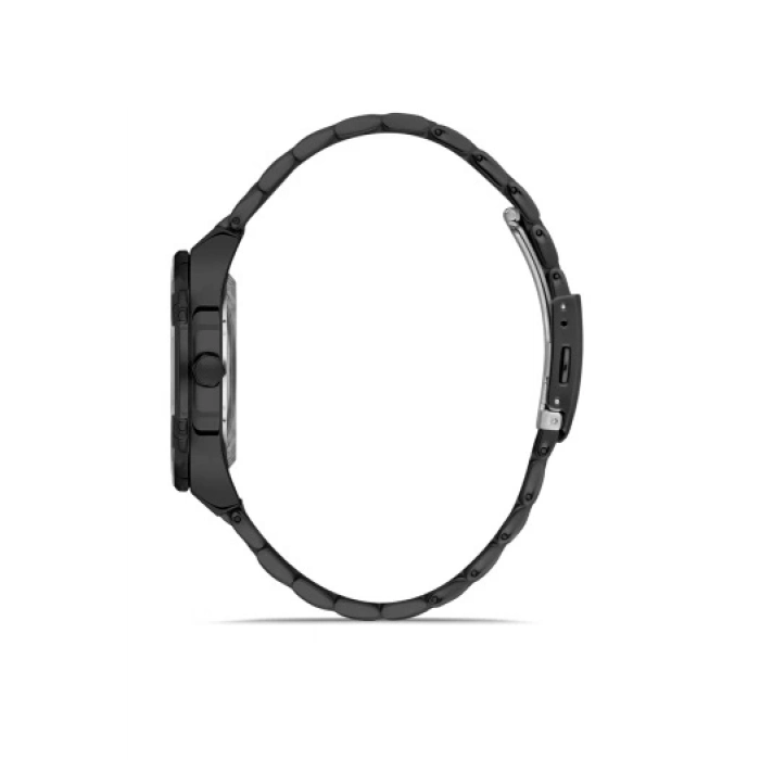 Ferro Siyah Çelik Kordon Erkek Kol Saati F11484A-G 3 ATM Su Geçirmez 2 Yıl Garantili Hediye Paketli