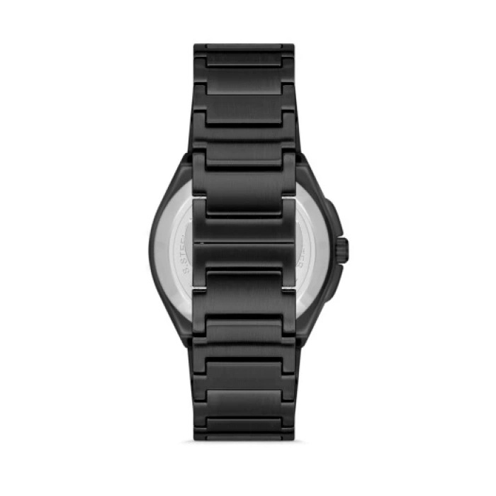 Ferro Siyah Çelik Kordon Erkek Kol Saati F11498AWT-G 3 ATM Su Geçirmez 2 Yıl Garantili HediyePaketli