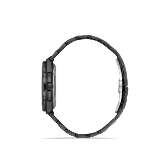 Ferro Siyah Çelik Kordon Erkek Kol Saati F11498AWT-G 3 ATM Su Geçirmez 2 Yıl Garantili HediyePaketli