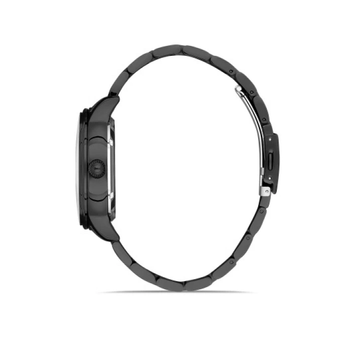 Ferro Black Steel Strap Mens Wristwatch F31399A-G