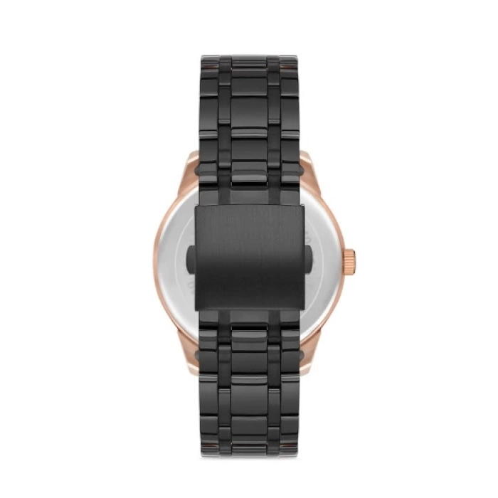 Ferro Siyah Çelik Kordon Erkek Kol Saati F40057A-127-R 3ATM Su Geçirmez 2 Yıl Garantili