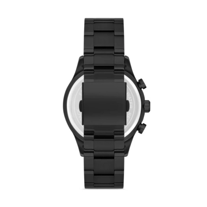 Ferro Siyah Çelik Kordon Erkek Kol Saati FM11180A-G Fonksiyonları Aktif 3ATM SuGeçirmez HediyePaket