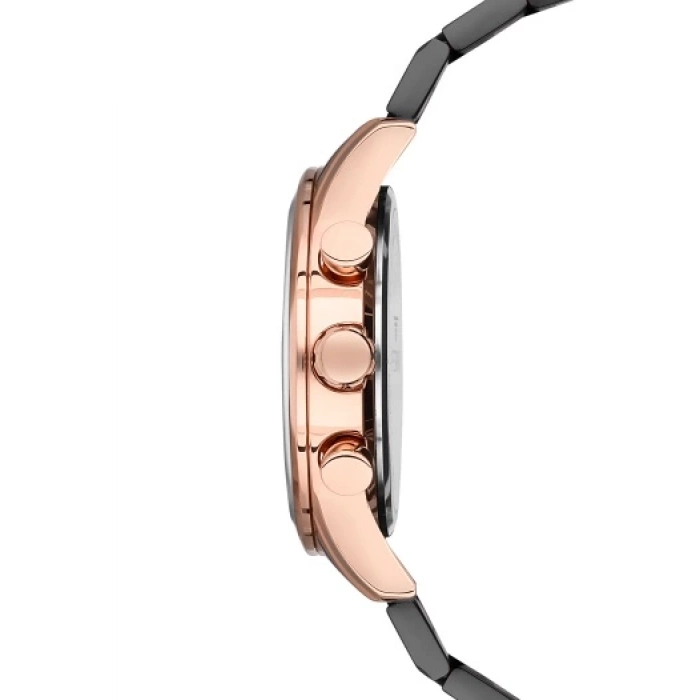 Ferro Siyah Çelik Kordon Erkek Kol Saati FM11180A-R Fonksiyonları Aktif 3ATM SuGeçirmez HediyePaket