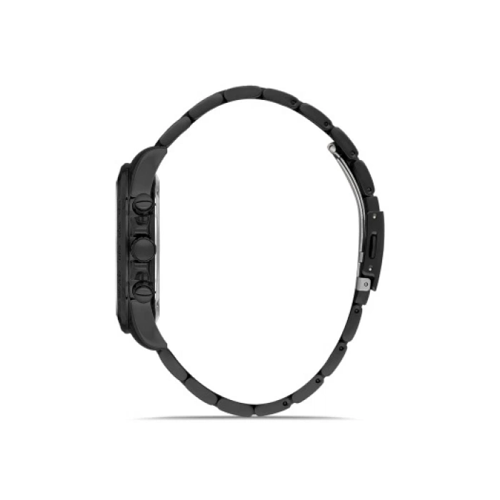 Ferro Siyah Çelik Kordon Erkek Kol Saati FM11468AWT-G Fonksiyonları Aktif 3ATM Su Geçirmez