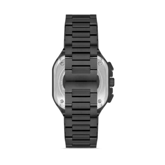 Ferro Siyah Çelik Kordon Erkek Kol Saati FM11497AWT-G Fonksiyonları Aktif 3ATM Su Geçirmez