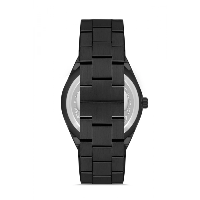 Ferro Siyah Çelik Kordon Erkek Kol Saati FM11537AWT-G Fonksiyonları Aktif 3ATM Su Geçirmez