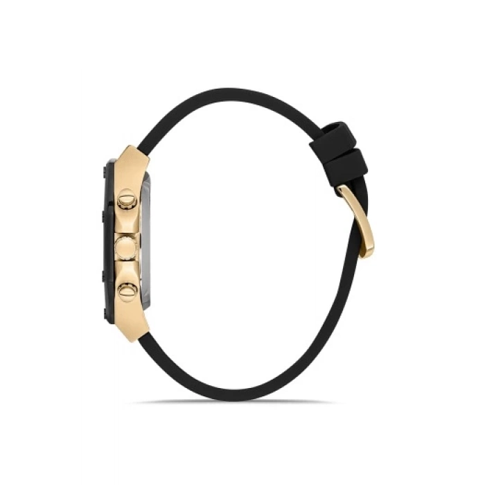 Ferro Siyah Çelik Kordon Erkek Kol Saati FM31398A-N2 Tüm Fonksiyonlar Aktif 3 ATM Su Geçirmez