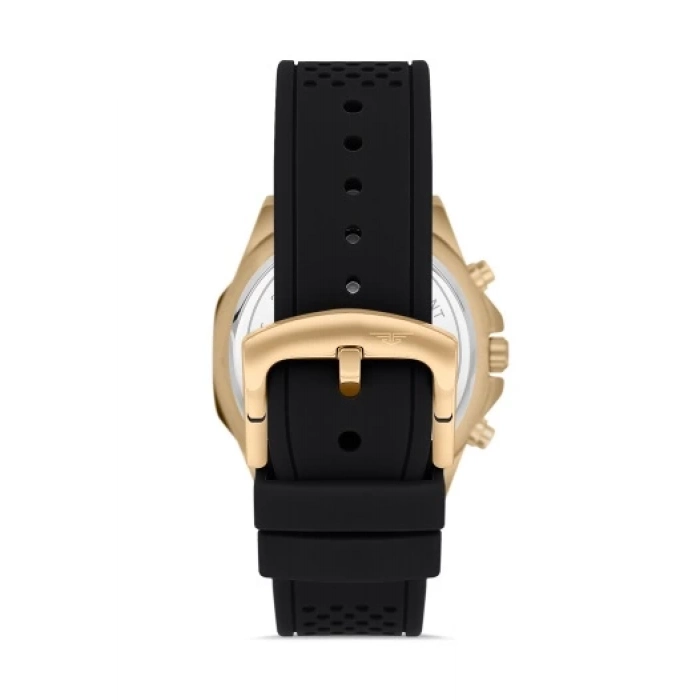 Ferro Siyah Çelik Kordon Erkek Kol Saati FM31398A-N2 Tüm Fonksiyonlar Aktif 3 ATM Su Geçirmez