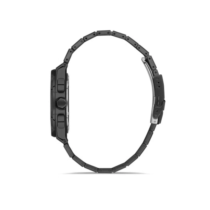 Ferro Black Steel Strap Mens Wristwatch FM41102A-G