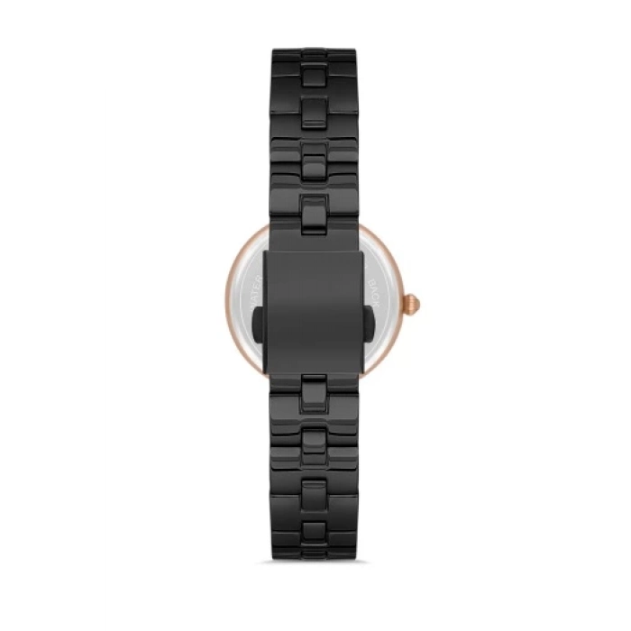 Ferro Black Steel Strap Womens Wristwatch F21100A-Q