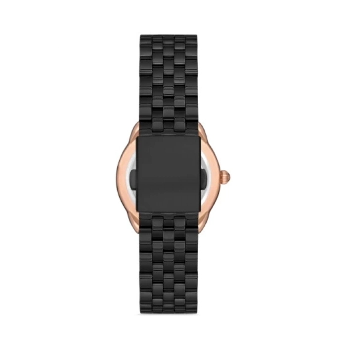 Ferro Black Steel Strap Womens Wristwatch F21152A-R