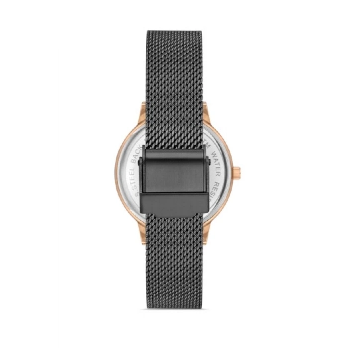 Ferro Black Mesh Strap Womens Wristwatch F21934C-Q