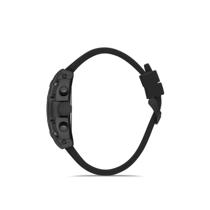 Ferro Siyah Silikon Kordon Erkek Kol Saati FM11001D-B Fonksiyonları Aktif 3ATM SuGeçirmez