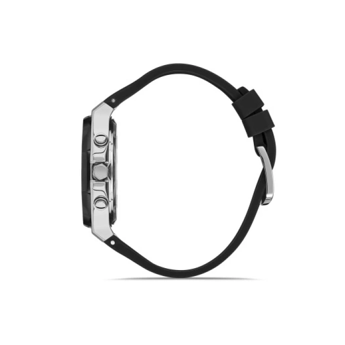 Ferro Siyah Silikon Kordon Erkek Kol Saati FM11307D-J Fonksiyonları Aktif 3ATM Su Geçirmez