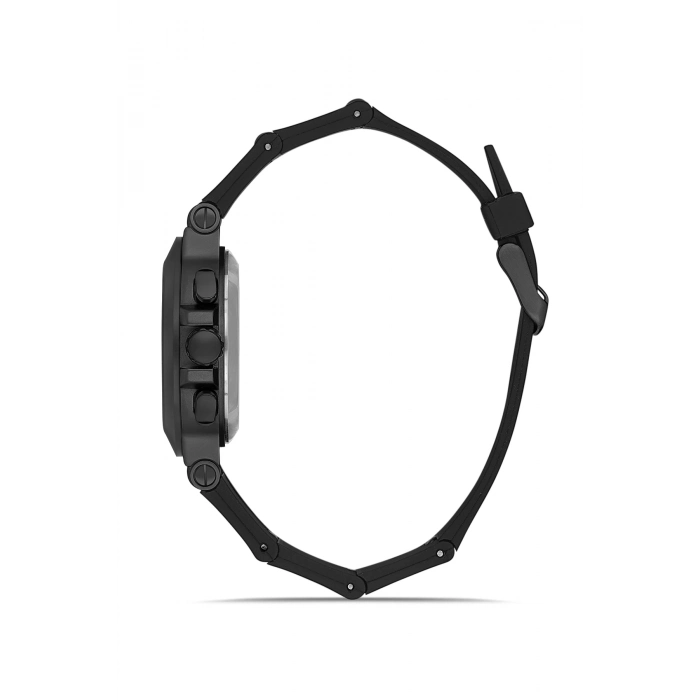 Ferro Siyah Silikon Kordon Erkek Kol Saati FM11539DWT-G Fonksiyonları Aktif 3ATM Su Geçirmez