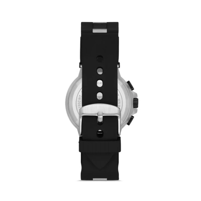 Ferro Siyah Silikon Kordon Erkek Kol Saati FM11539DWT-J2 Fonksiyonları Aktif 3ATM Su Geçirmez