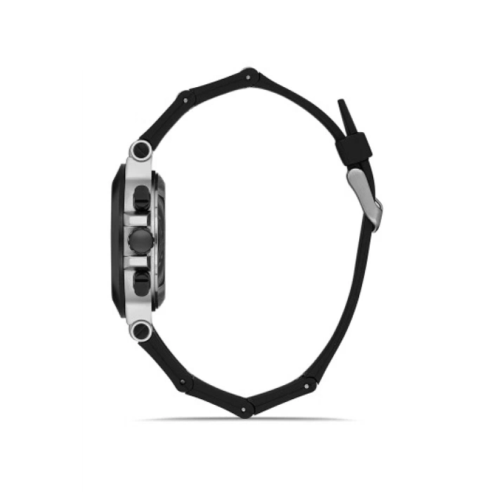 Ferro Siyah Silikon Kordon Erkek Kol Saati FM11539DWT-J2 Fonksiyonları Aktif 3ATM Su Geçirmez