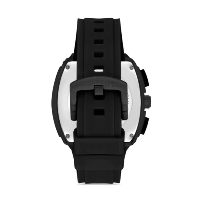 Ferro Black Silicone Band Mens Wristwatch FM31346D-G