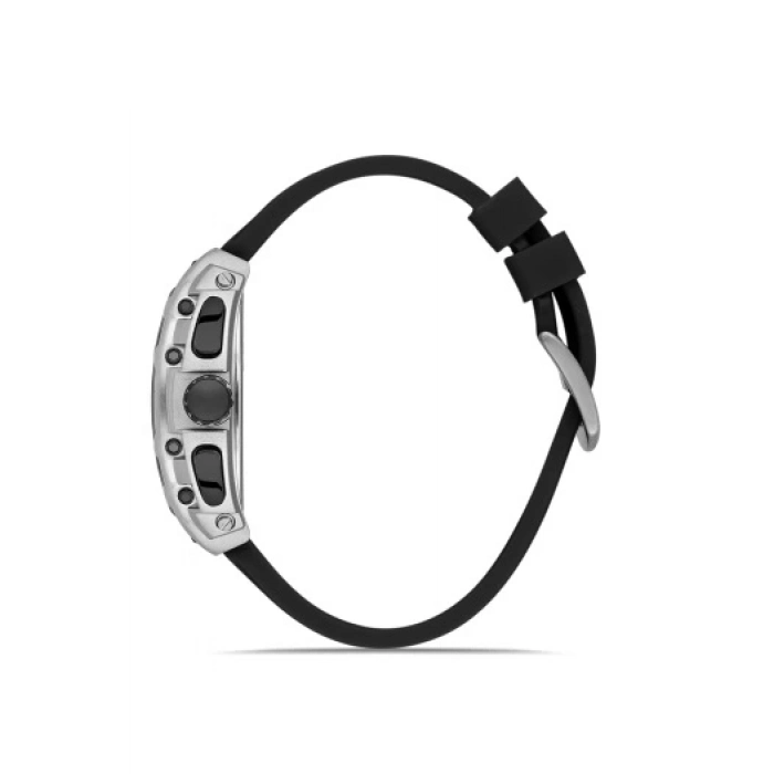 Ferro Black Silicone Band Mens Wristwatch FM31346D-J2