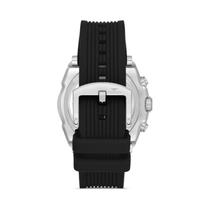 Ferro Black Steel Strap Mens Wristwatch FM31396D-J2