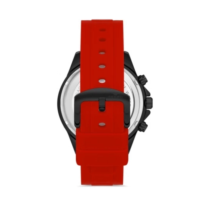 Ferro Turuncu Silikon Kordon Erkek Kol Saati FM31362D-ZK Tüm Fonksiyonlar Aktif 3 ATM Su Geçirmez