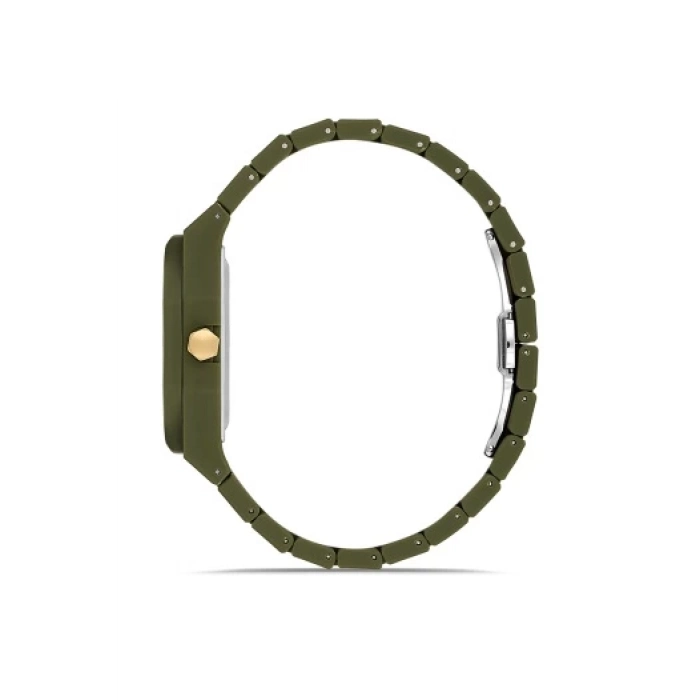 Ferro Yeşil Silikon Kordon Erkek Kol Saati F11400D-19F 3 ATM SuGeçirmez 2 YılGarantili HediyePaketli