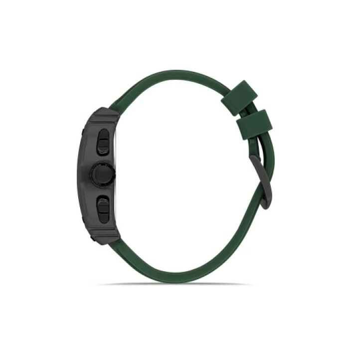 Ferro Yeşil Silikon Kordon Erkek Kol Saati FM11351D-ZF2  Fonksiyonları Aktif 3ATM Su Geçirmez