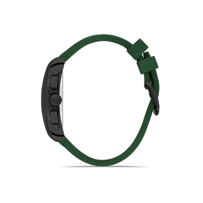 Ferro Yeşil Silikon Kordon Erkek Kol Saati FM11444D-ZQ Fonksiyonları Aktif 3ATM Su Geçirmez