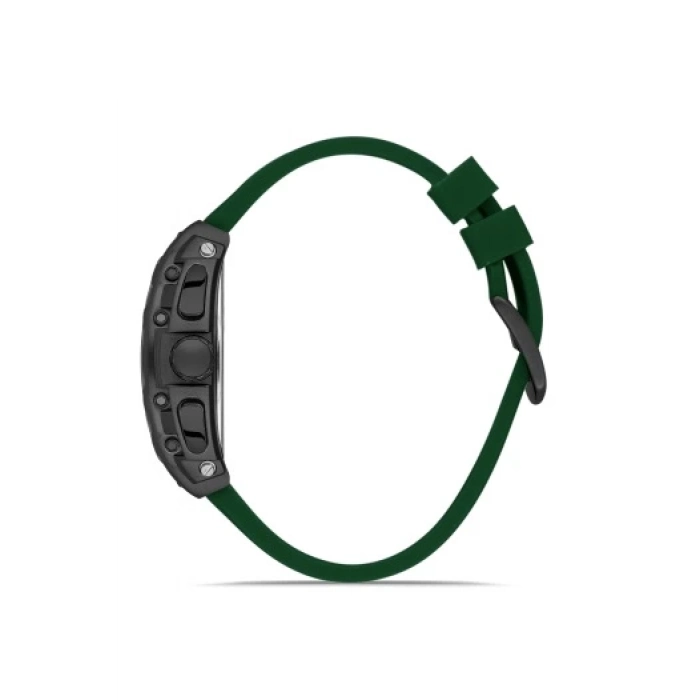 Ferro Yeşil Silikon Kordon Erkek Kol Saati FM31346D-ZF2 Tüm Fonksiyonları Aktif 3 ATM Su Geçirmez