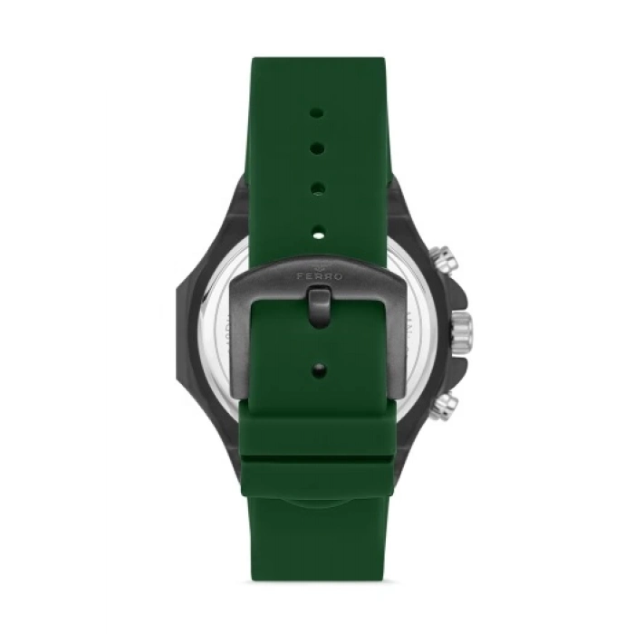 Ferro Green Silicone Band Mens Wristwatch FM31348D-ZF2