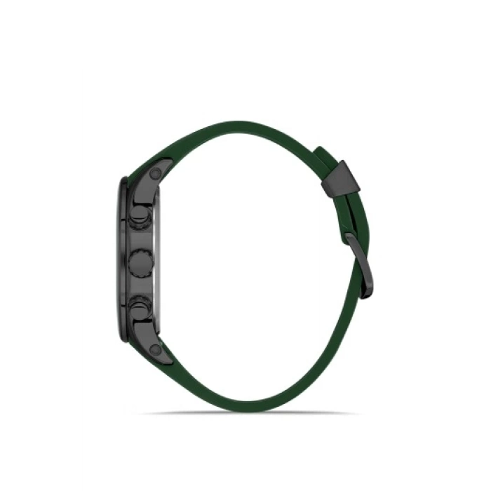 Ferro Yeşil Silikon Kordon Erkek Kol Saati FM31354D-ZG Tüm Fonksiyonları Aktif 3 ATM Su Geçirmez