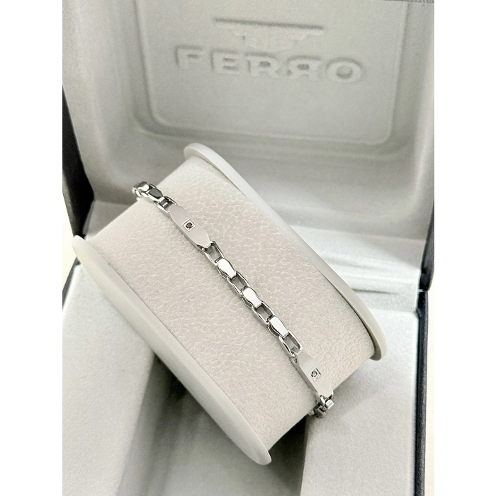Gümüş Çelik Erkek Bileklik FRJ10100A-A 2 Yıl Garantili Hediye Paketli