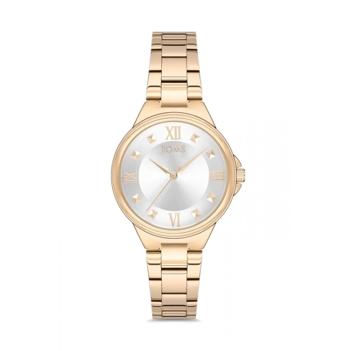 Toms Sarı Çelik Kordon Kadın Kol Saati T21135A-B