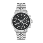 Ferro Gümüş Çelik Kordon Erkek Kol Saati FM11375A-A2 Fonksiyonları Aktif 3ATM Su Geçirmez