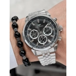 Ferro Gümüş Çelik Kordon Erkek Kol Saati FM11375A-A2 Fonksiyonları Aktif 3ATM Su Geçirmez