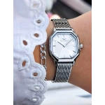 Ferro Gümüş Çelik Kordon Kadın Kol Saati FL21766A-A 3ATM Su Geçirmez 2 Yıl Garantili HediyePaket