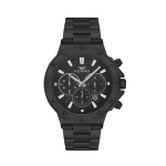 Ferro Black Steel Strap Mens Wristwatch FM31365A-V5
