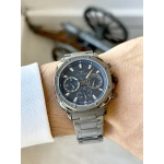 Ferro Gümüş Çelik Kordon Erkek Kol Saati FM11652A-V3 Fonksiyonları Aktif 3 ATM Su Geçirmez,