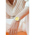 Ferro Gümüş Çelik Kordon Erkek Kol Saati FM43004A-A4 Tüm Fonksiyonlar Aktif 3 ATM Su Geçirmez