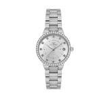 Ferro Silver Steel Strap Womens Wristwatch FL21349A-A