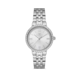 Ferro Silver Steel Strap Womens Wristwatch FL40102A-A