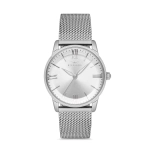 Ferro Silver Mesh Strap Womens Wristwatch F21182C-A