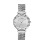 Ferro Silver Wicker Cord Womens Wristwatch F21221C-A