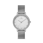 Ferro Silver Mesh Strap Womens Wristwatch FL21242C-A